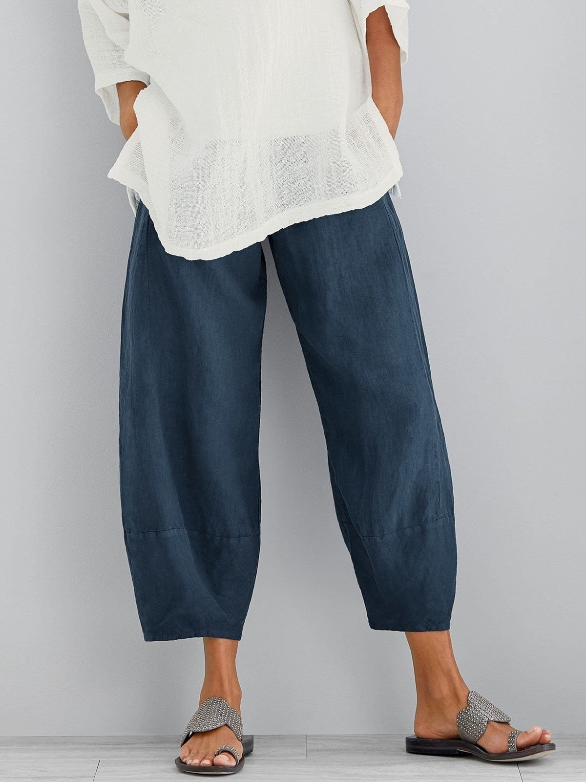 Dames Culotte Broek met Wijde Pijpen
