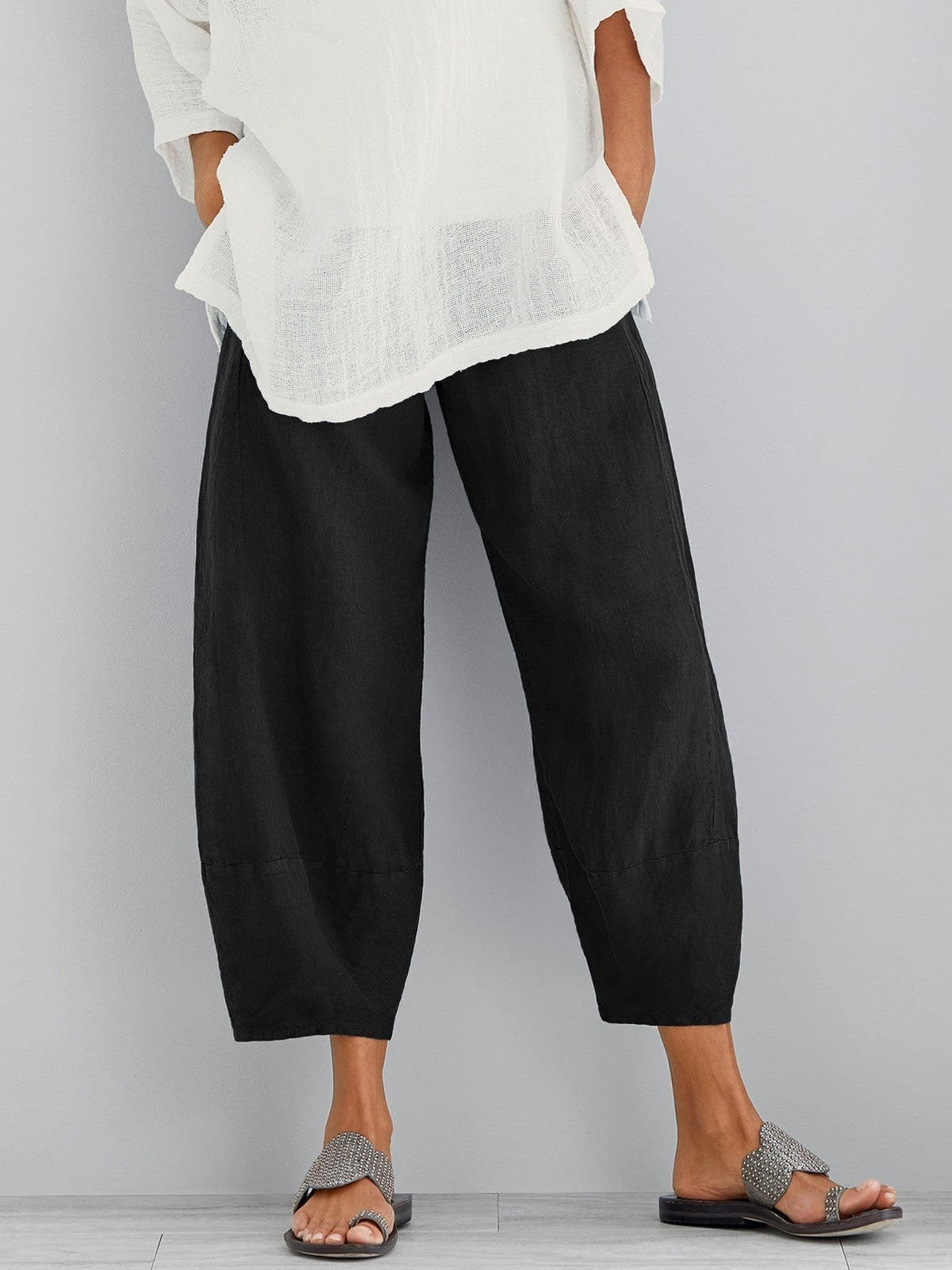 Dames Culotte Broek met Wijde Pijpen