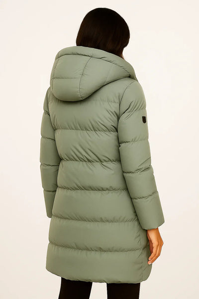 Dames Gewatteerde Winterjas met Capuchon | Warme Pufferjas