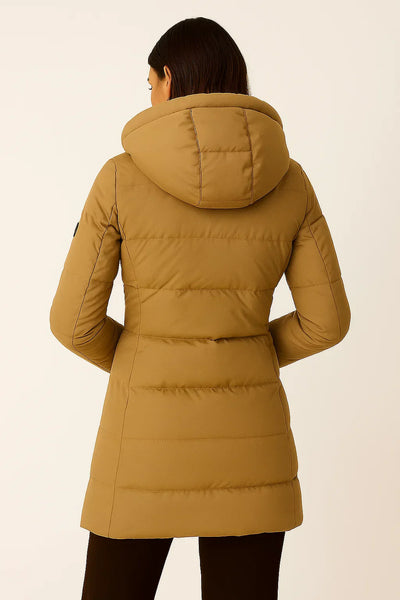 Dames Gewatteerde Winterjas met Capuchon | Warme Pufferjas
