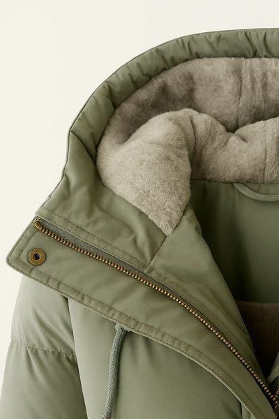 Dames Gewatteerde Winterjas met Capuchon | Warme Pufferjas