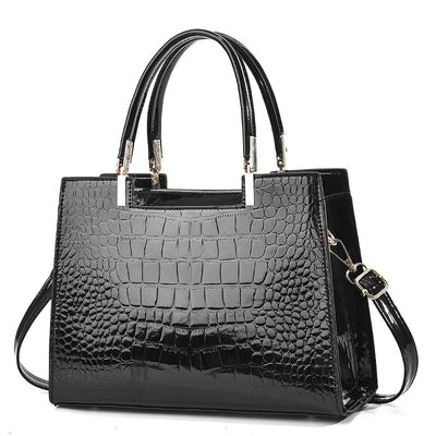 Dames Handtas | Luxe Croco Design met Schouderband