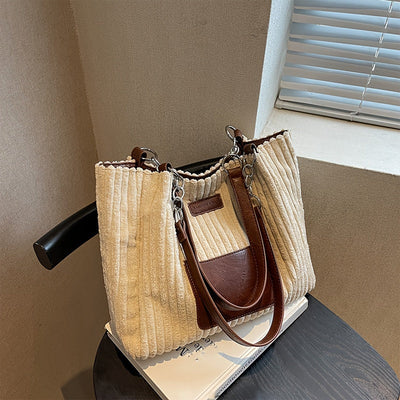 Zoe Corduroy Kettingtas Dames | Stijlvol & Functioneel