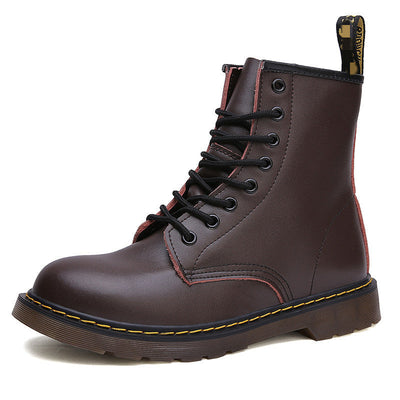 Unisex leren enkellaarzen voor de winter