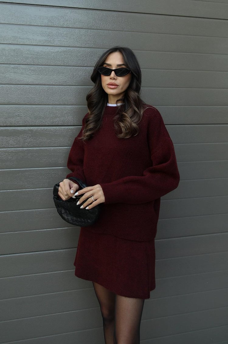 Herfst en Winter Set Trui en Rok