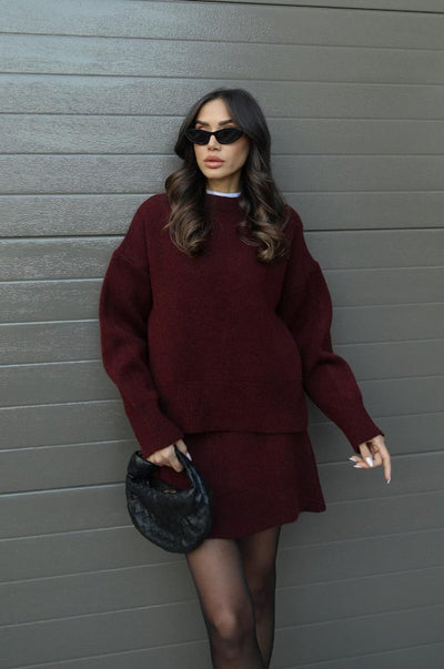 Herfst en Winter Set Trui en Rok