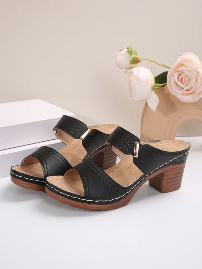 Sandalen Elegant & Comfortabel | Hoge Hak & Slipvaste Zool
