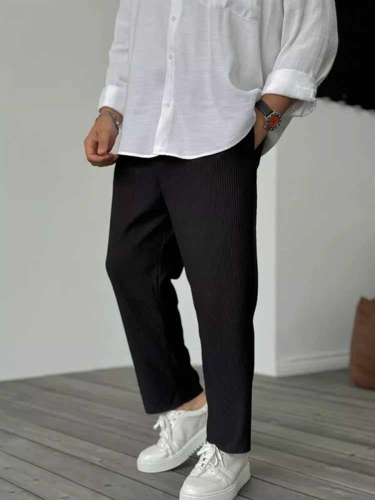 Casual corduroy broek voor heren | Losse pasvorm