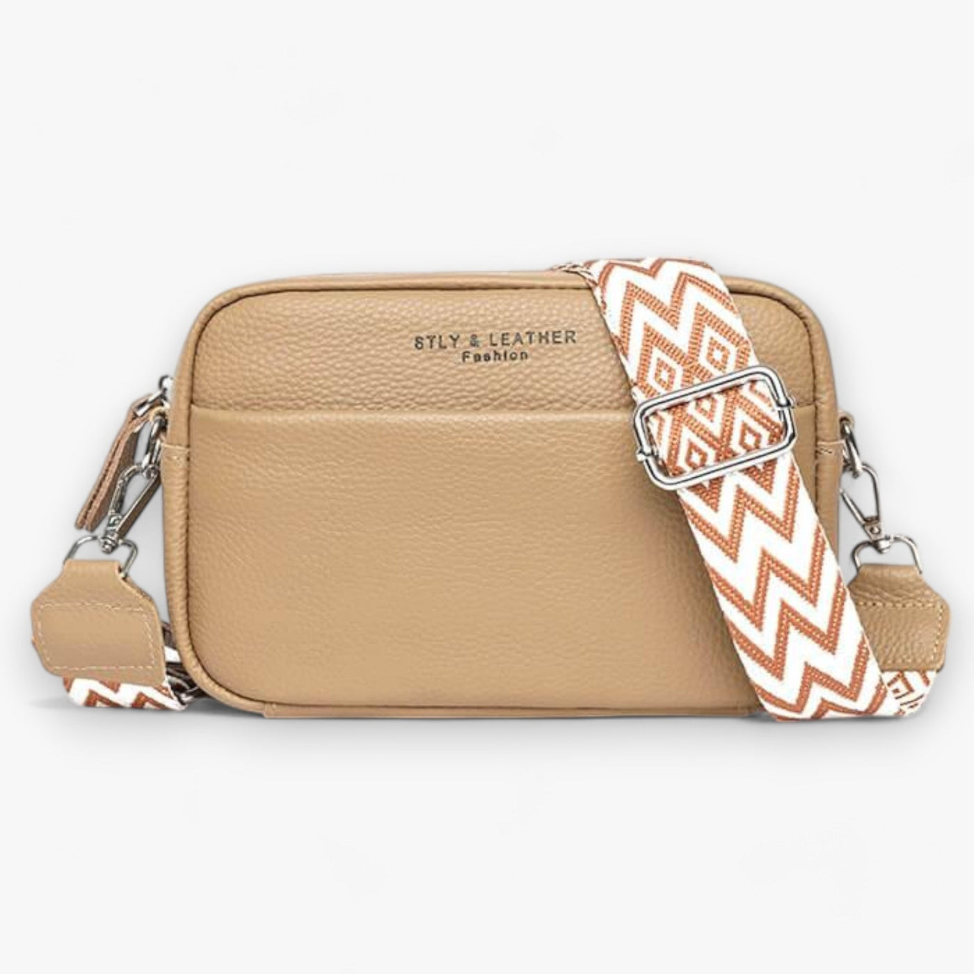 CrossbodyBag™ - Sac à main en cuir pour femme