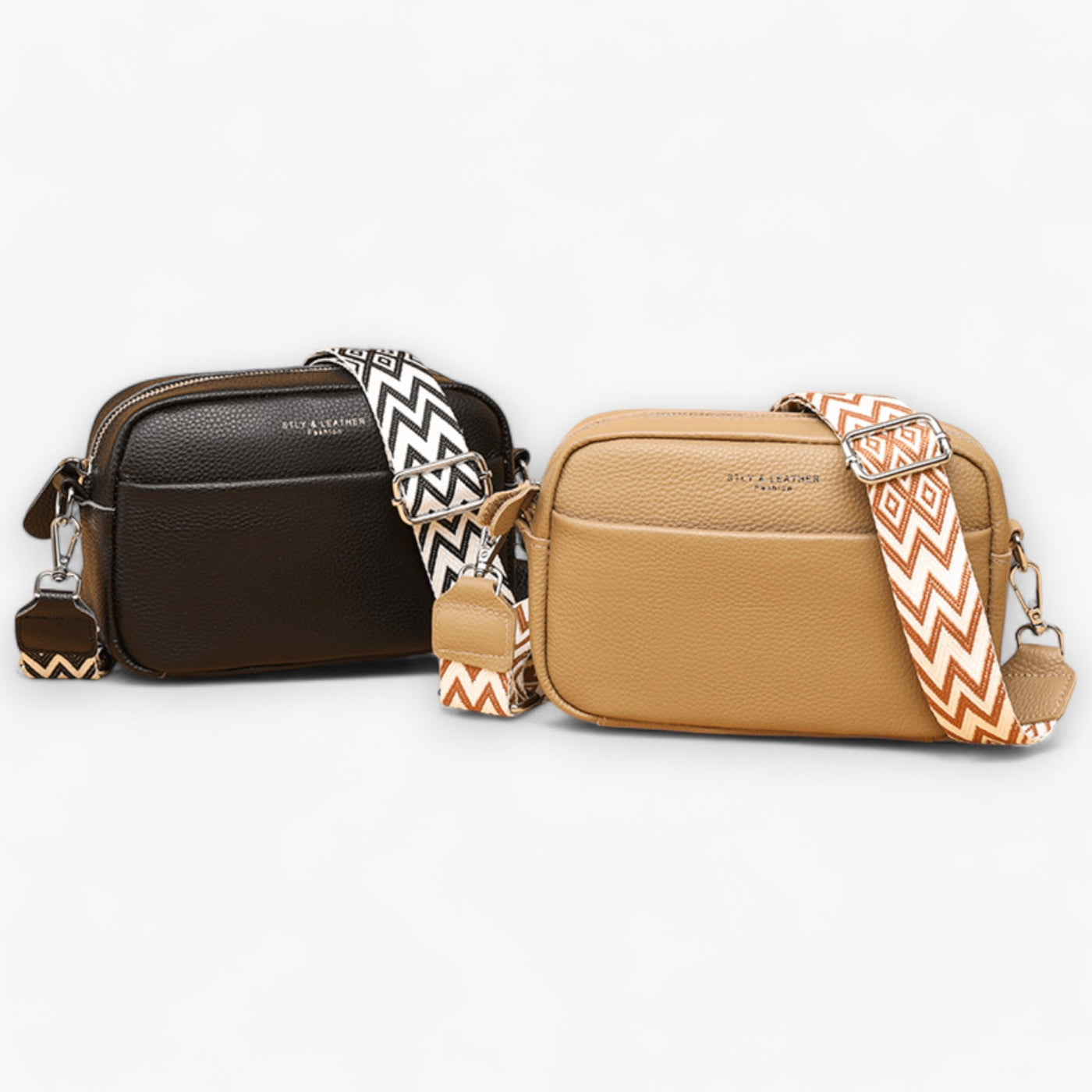 CrossbodyBag™ - Sac à main en cuir pour femme