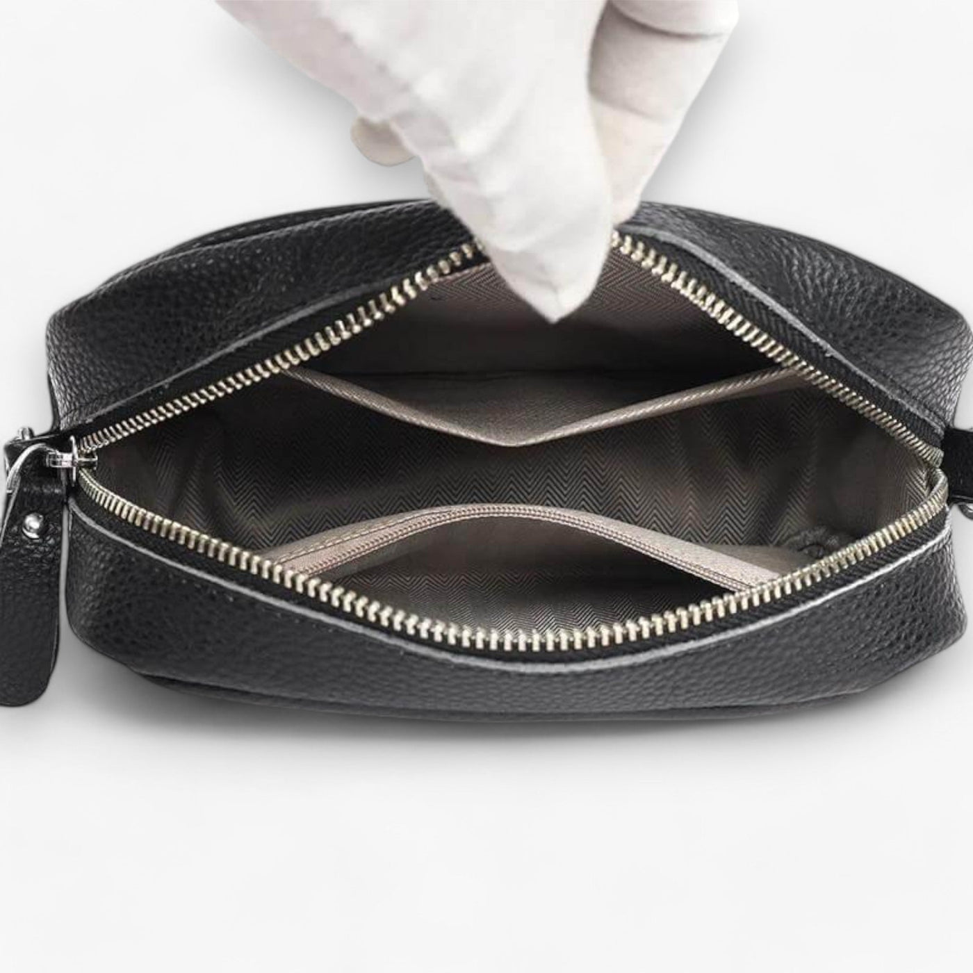 CrossbodyBag™ - Sac à main en cuir pour femme