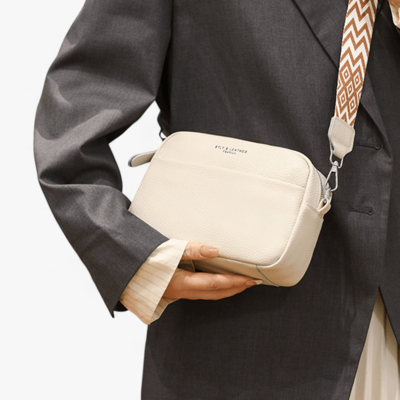 CrossbodyBag™ - Sac à main en cuir pour femme