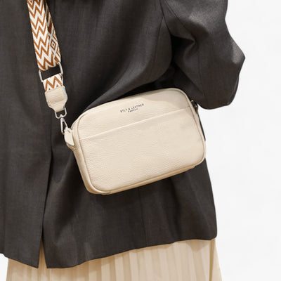 CrossbodyBag™ - Sac à main en cuir pour femme