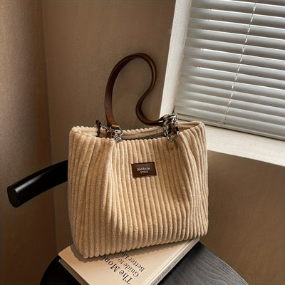 Zoe Corduroy Kettingtas Dames | Stijlvol & Functioneel