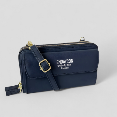 Dames Schoudertas | Compacte Portemonnee Tas met Luxe Afwerking