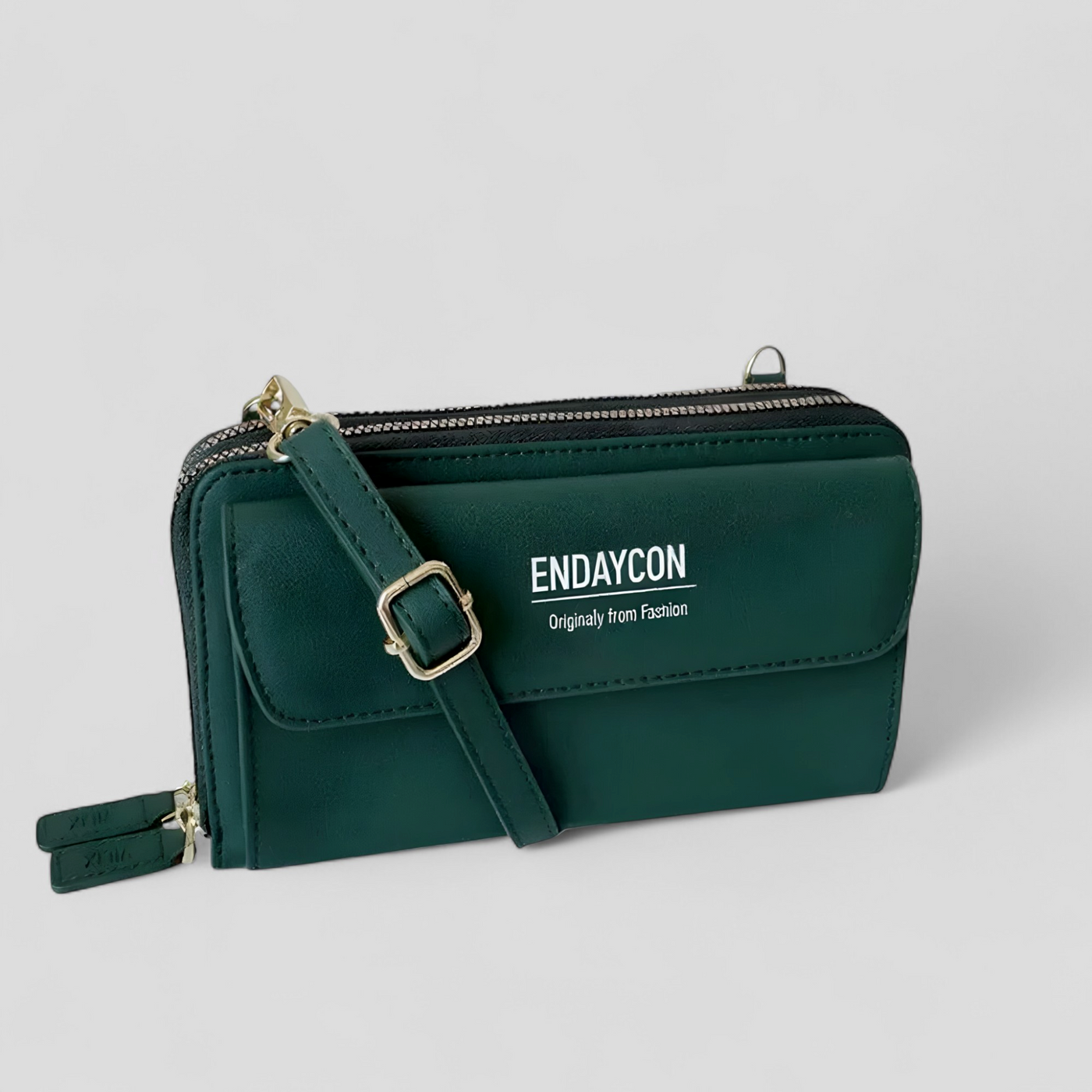 Dames Schoudertas | Compacte Portemonnee Tas met Luxe Afwerking