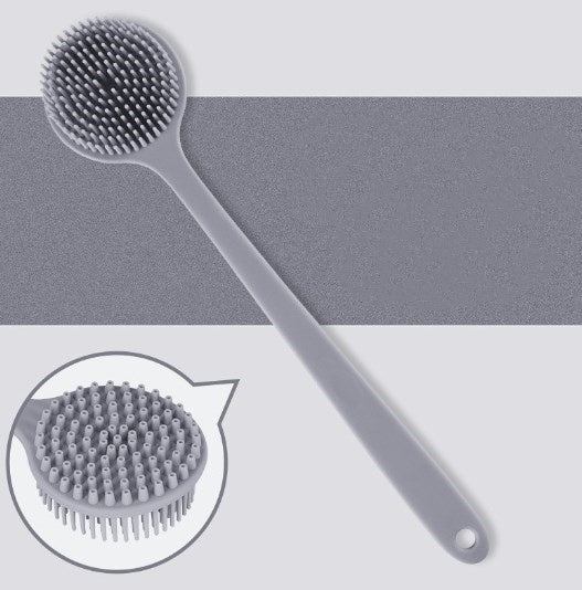 ScrubEase | Rugborstel met Lange Steel – Diepe Reiniging & Exfoliatie
