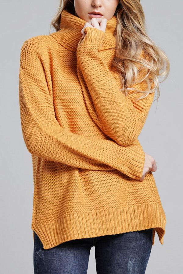 Dames Casual grof gebreide trui