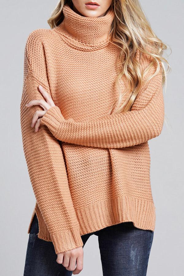 Dames Casual grof gebreide trui