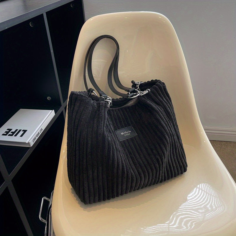 Zoe Corduroy Kettingtas Dames | Stijlvol & Functioneel