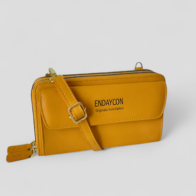 Dames Schoudertas | Compacte Portemonnee Tas met Luxe Afwerking