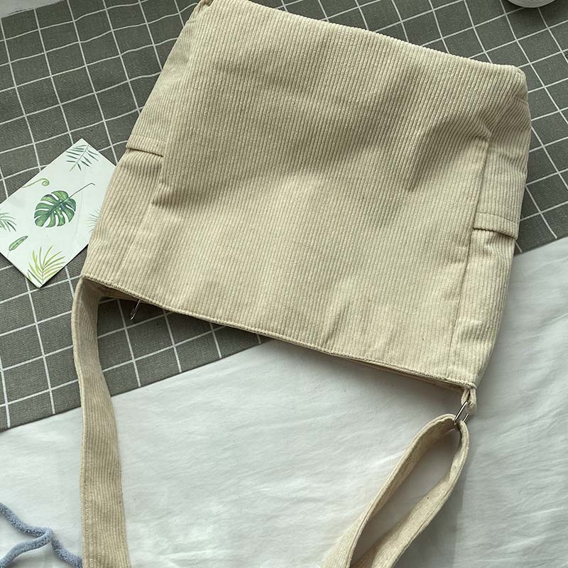 Canvas Strandtas met Ritssluiting voor Dames
