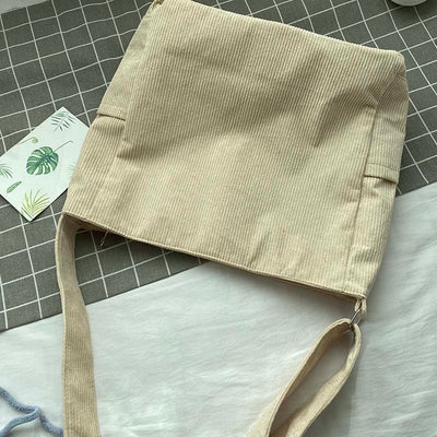 Canvas Strandtas met Ritssluiting voor Dames