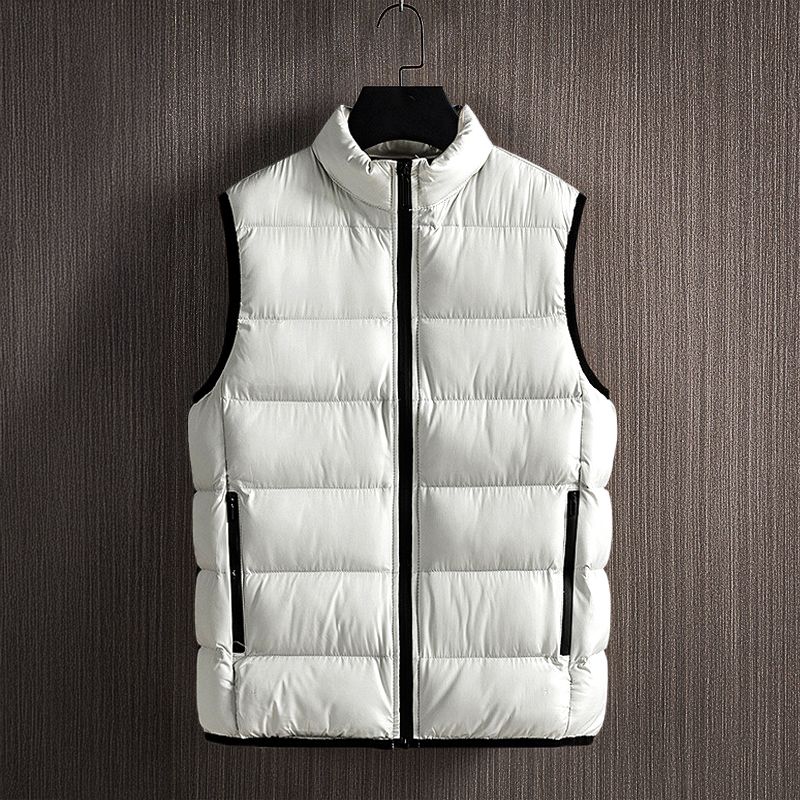 Heren Gewatteerde Bodywarmer met Hoge Kraag
