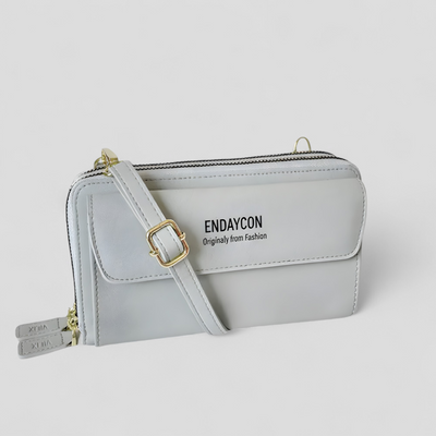 Dames Schoudertas | Compacte Portemonnee Tas met Luxe Afwerking