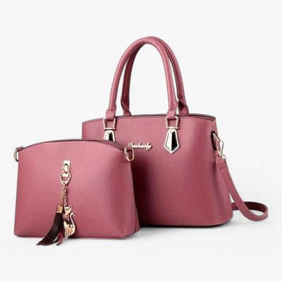 Dames Handtas Set | Luxe Schoudertas met Bijpassende Crossbody