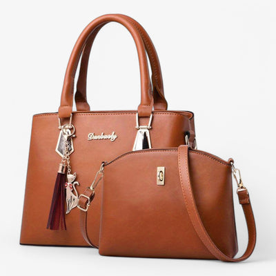 Dames Handtas Set | Luxe Schoudertas met Bijpassende Crossbody