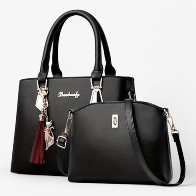 Dames Handtas Set | Luxe Schoudertas met Bijpassende Crossbody