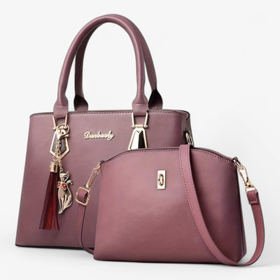 Dames Handtas Set | Luxe Schoudertas met Bijpassende Crossbody