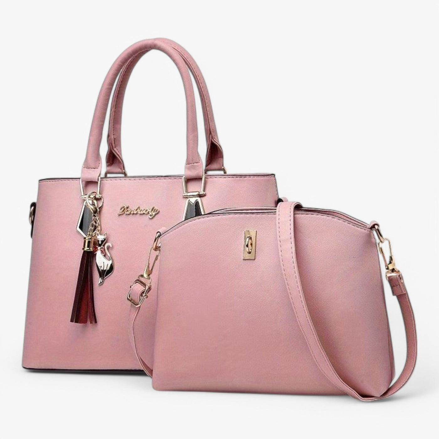 Dames Handtas Set | Luxe Schoudertas met Bijpassende Crossbody
