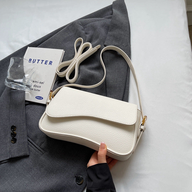 Dames Schoudertas | Elegante Leren Handtas met Hengsel