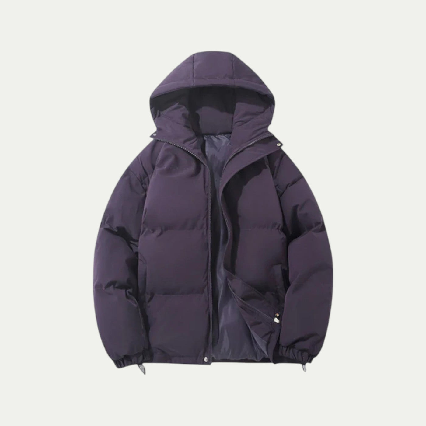 Donsjack met capuchon voor de winter