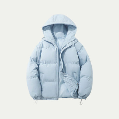 Donsjack met capuchon voor de winter