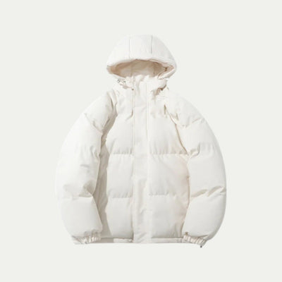 Donsjack met capuchon voor de winter