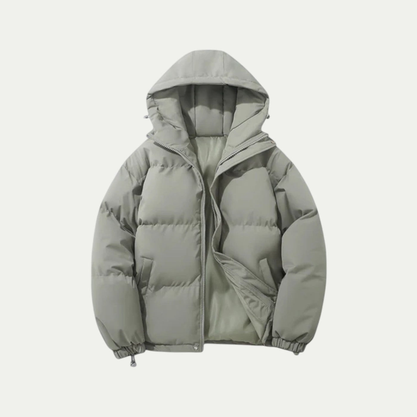 Donsjack met capuchon voor de winter
