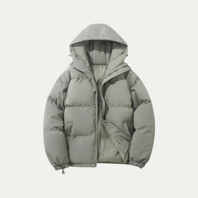 Donsjack met capuchon voor de winter