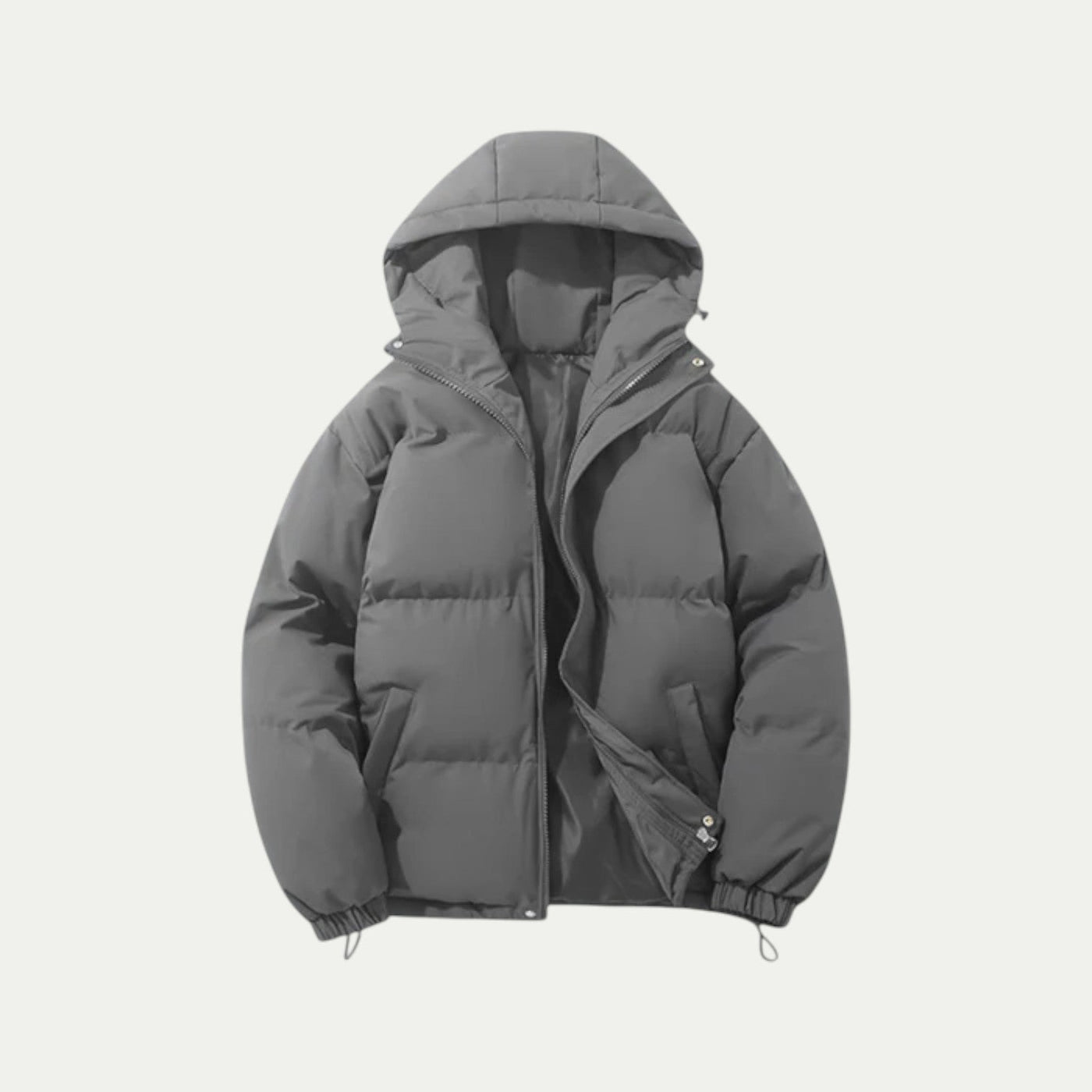 Donsjack met capuchon voor de winter