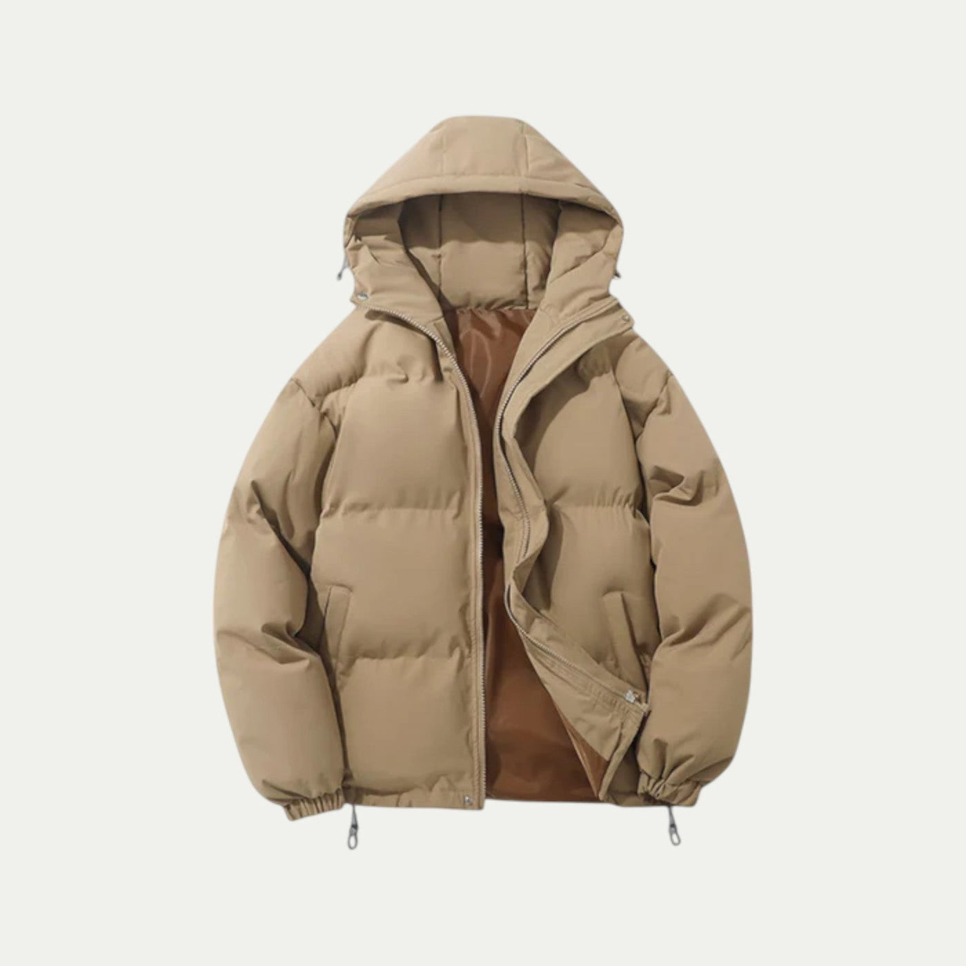 Donsjack met capuchon voor de winter