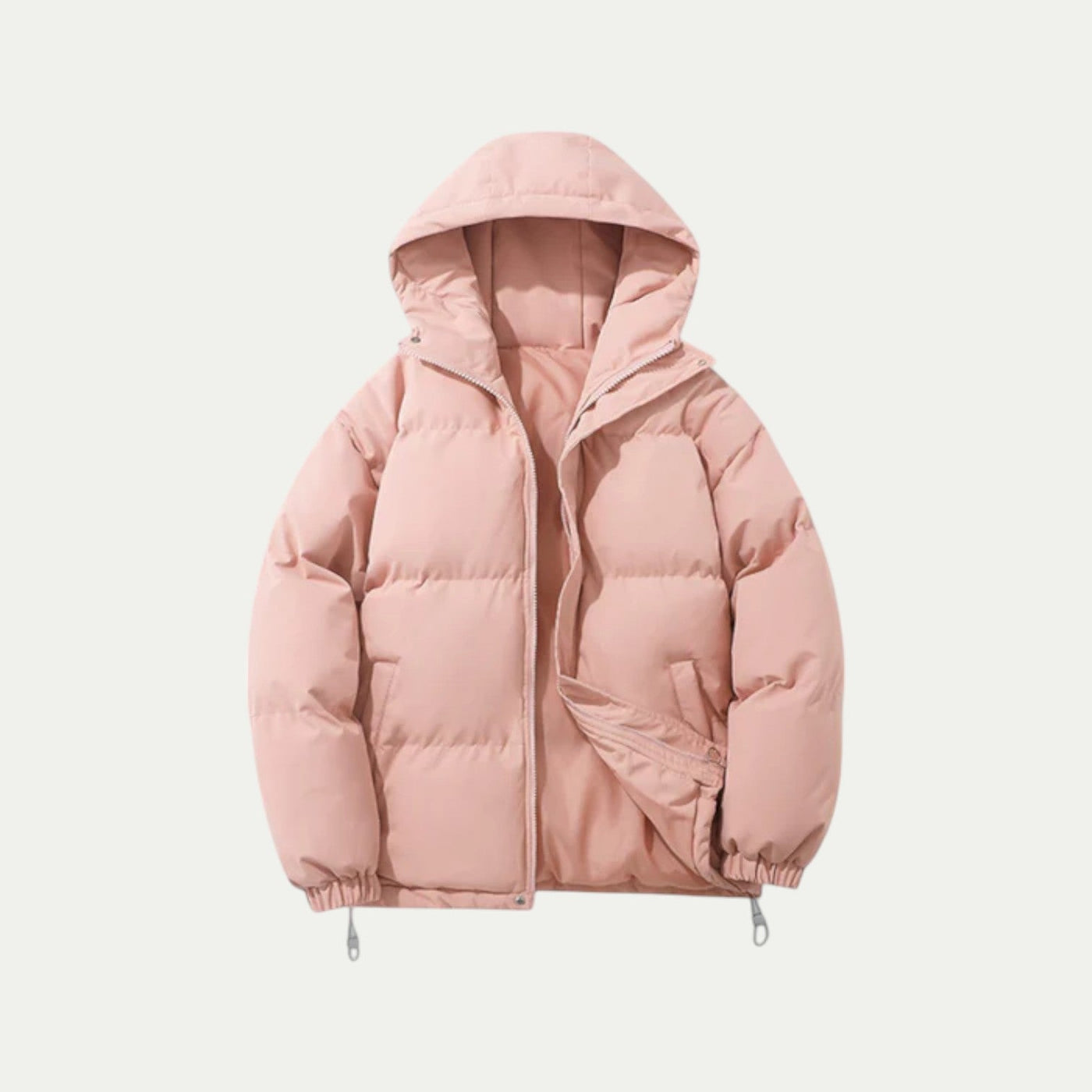 Donsjack met capuchon voor de winter