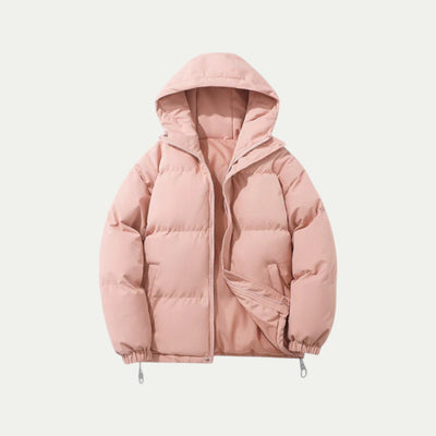 Donsjack met capuchon voor de winter