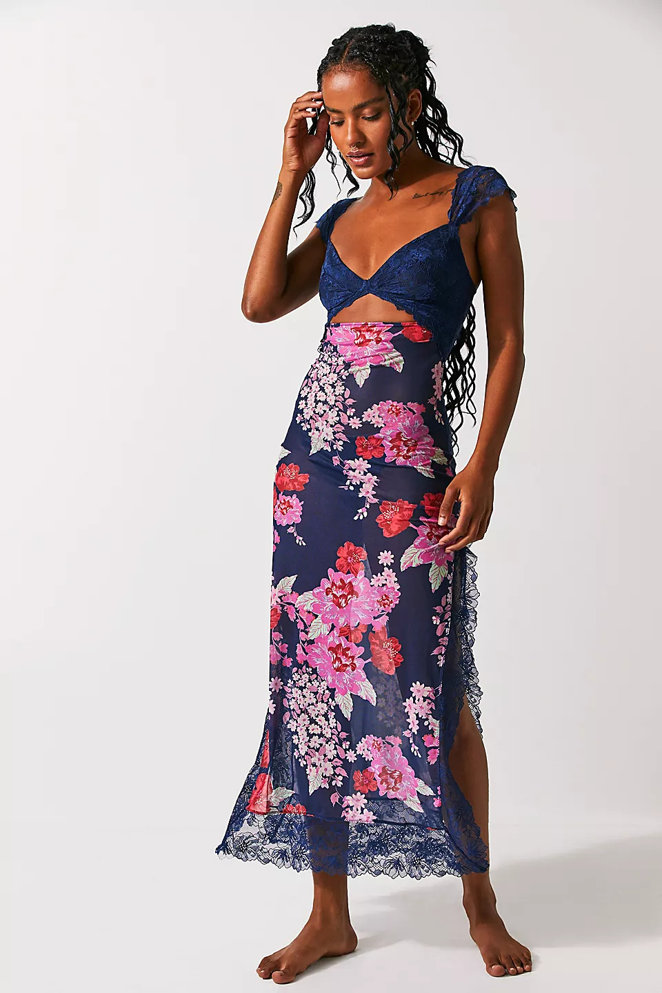 Strand Floral Maxi Jurk