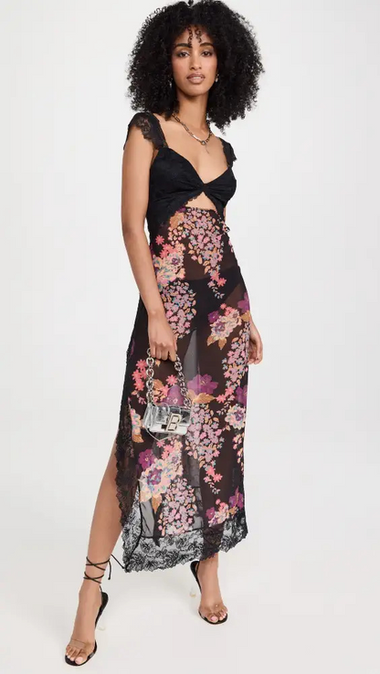 Strand Floral Maxi Jurk