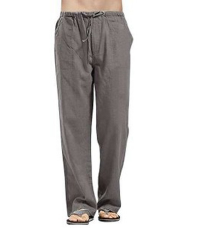 Linnen Broek met Trekkoord voor Mannen