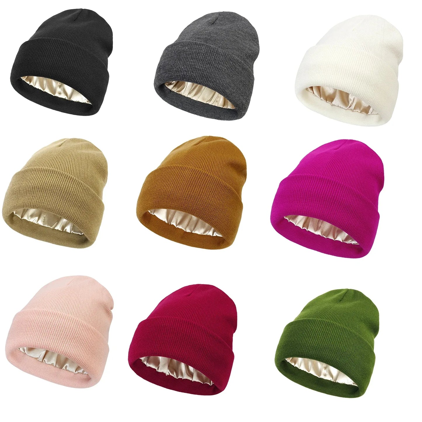 Winter Beanie | Muts met Satijn