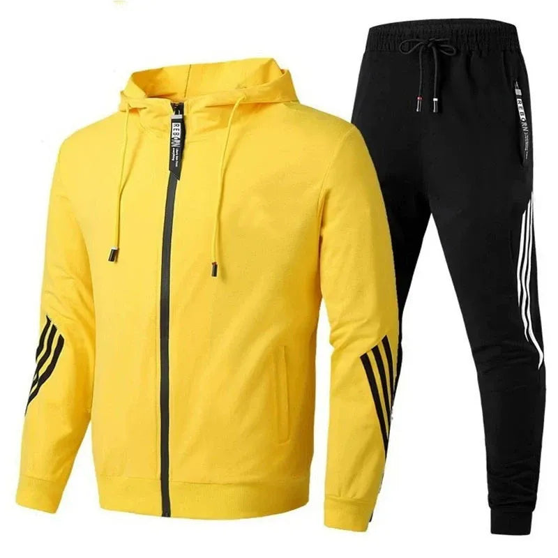 Mannen Trainingspak | Ademend Set met Elastische Taille