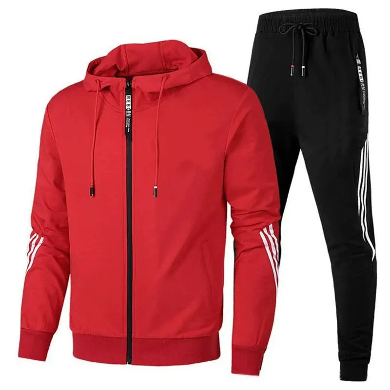 Mannen Trainingspak | Ademend Set met Elastische Taille